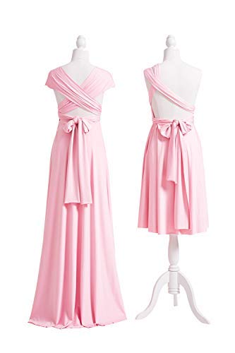 Infinity Dress with Bandeau, Convertible Bridesmaid Dress, Long, Plus Size, Multi-Way Dress, Twist Wrap Dress