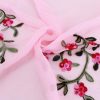 Embroidery Chiffon Scarf Wrap Shawl Lightweight Scarf for Women Fashion Summer Fall Scarf