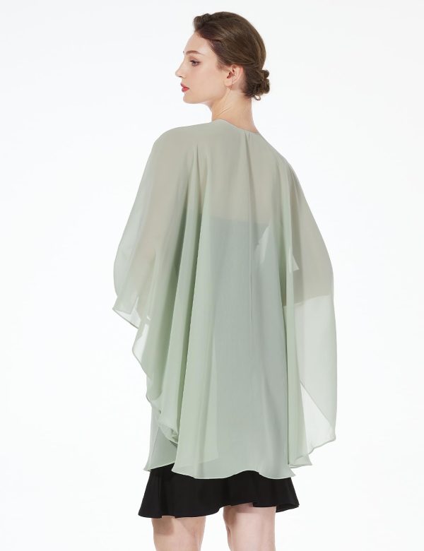 Summer Shawls and Wraps for Women Evening Dresses Bridal Wedding Lightweight Party Travel Chiffon Scarf