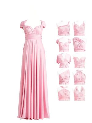 Infinity Dress with Bandeau, Convertible Bridesmaid Dress, Long, Plus Size, Multi-Way Dress, Twist Wrap Dress