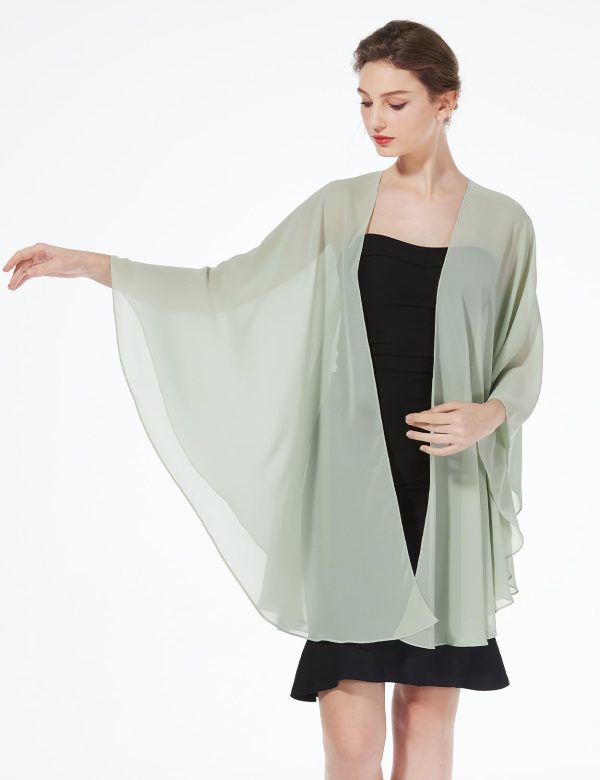 Summer Shawls and Wraps for Women Evening Dresses Bridal Wedding Lightweight Party Travel Chiffon Scarf