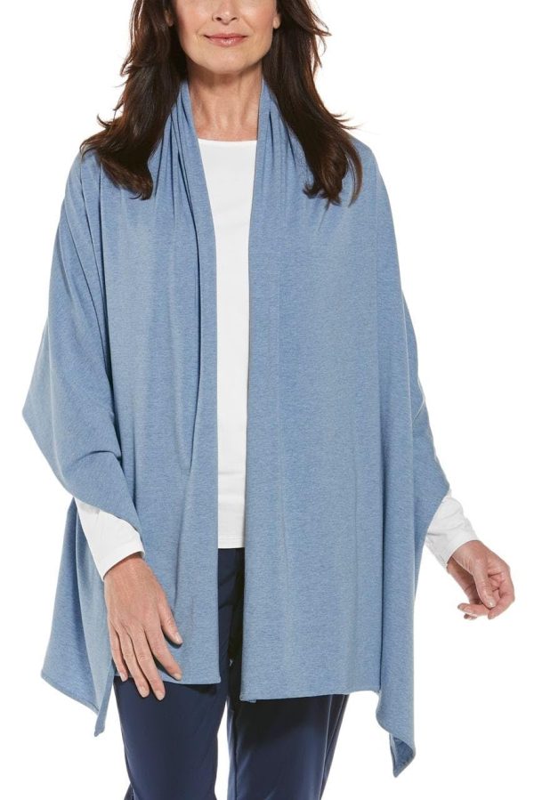 UPF 50+ Unisex Sanibel Everyday Beach Shawl, Seedling, One Size, Solid - Sun Protective