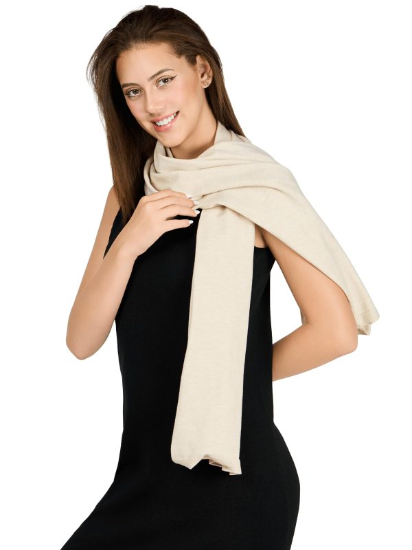 Shawl Wraps For Women Soft Cashmere Feel Wrap Sweater Knitted Shawl Scarf With Sleeves