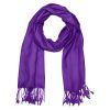 Women's Soft Solid Color Pashmina Shawl Wrap Scarf Wedding Favors Bride Bridesmaid Gifts Evening Dress