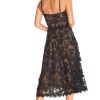 Women's Tahani Plunge Neckline Fit and Flare Midi Dress