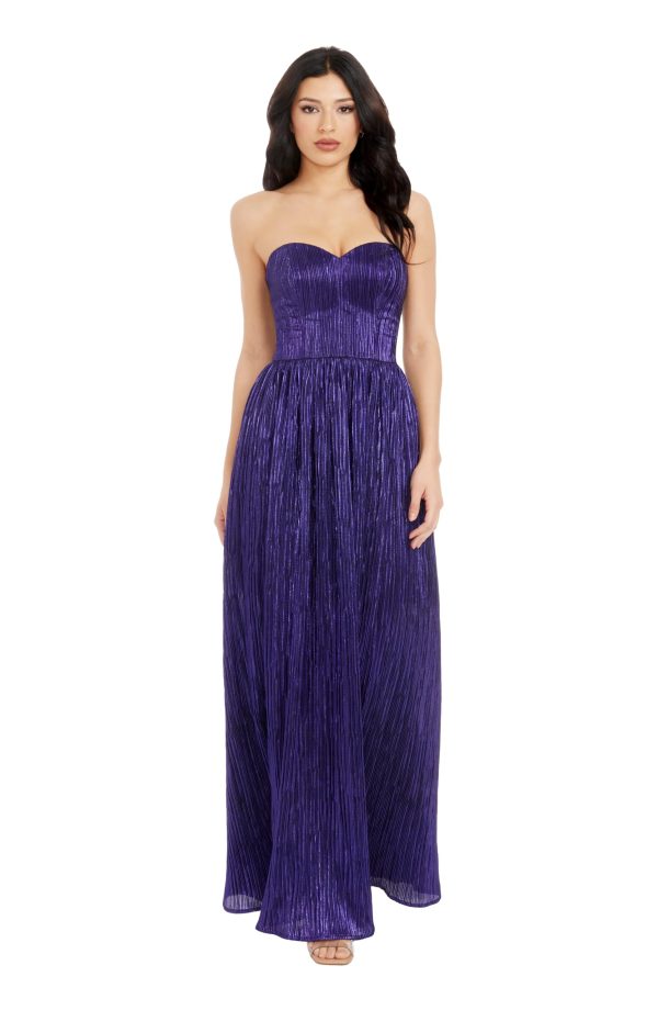 Women's Audrina Fit and Flare Midi Dress