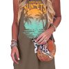 Summer Sundress for Women Graphic Mini Tank Dress Sleeveless Beach Dresses Short Casual Sun Dresses