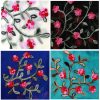 Embroidery Chiffon Scarf Wrap Shawl Lightweight Scarf for Women Fashion Summer Fall Scarf