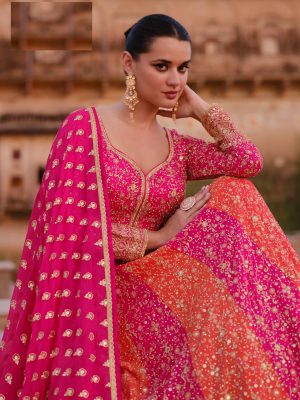 Indian/Pakistani Ethnic party wear Anarkali Style salwar kameez suit ready to wear for Women with dupatta